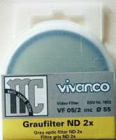 Graufilter ND 2x    55 mm Ø